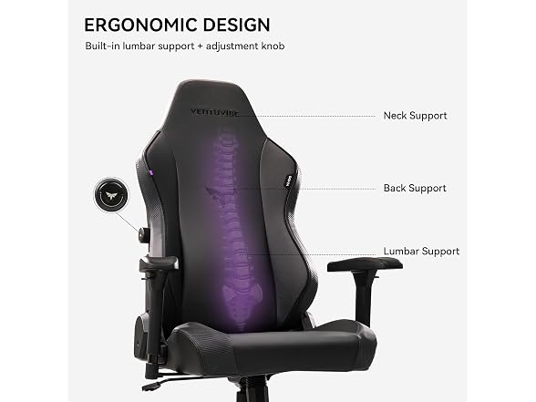 Gaming Chair, High Back Ergonomic - Gallery 4