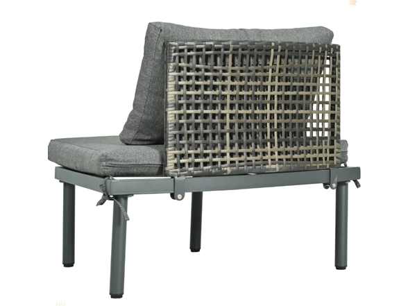 Latitude Run 6pc Patio Set w/ Dual Tables -Choose Color