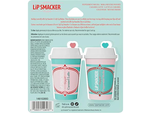 Lip Smacker Holiday Cafe Lip Balm Trio 3 Count