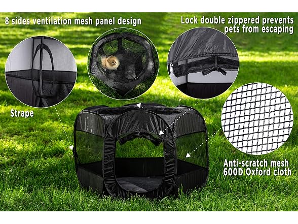 Zento Deals Portable pet playpen – Foldable