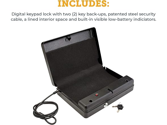 SnapSafe 75432 Keypad Safe