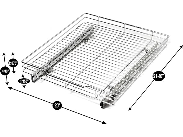 Smart Design X-Large Roll-Out Shelf