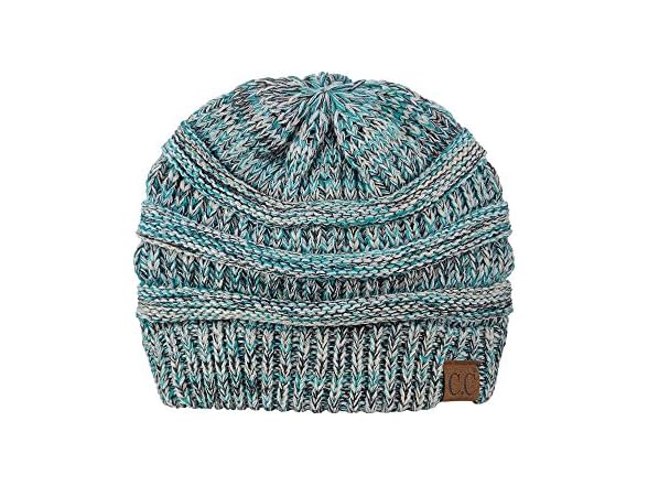 C.C (OS) Trendy Chunky Soft Skully 3 Tone Teal