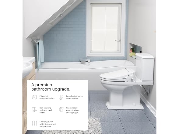 Brondell Swash SE400 Electric Bidet Toilet Seat