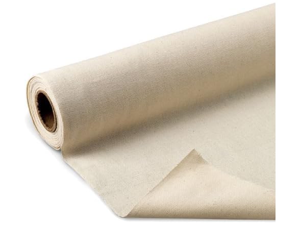 AK Trading CO. Premium Natural Cotton Duck Canvas Fabric
