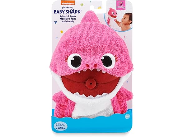 Splash & Spray Mommy Shark Bath Buddy