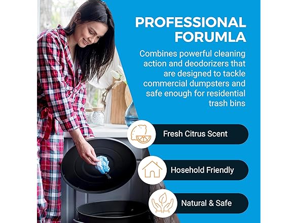 Foam Garbage Cleaner and Deodorizer