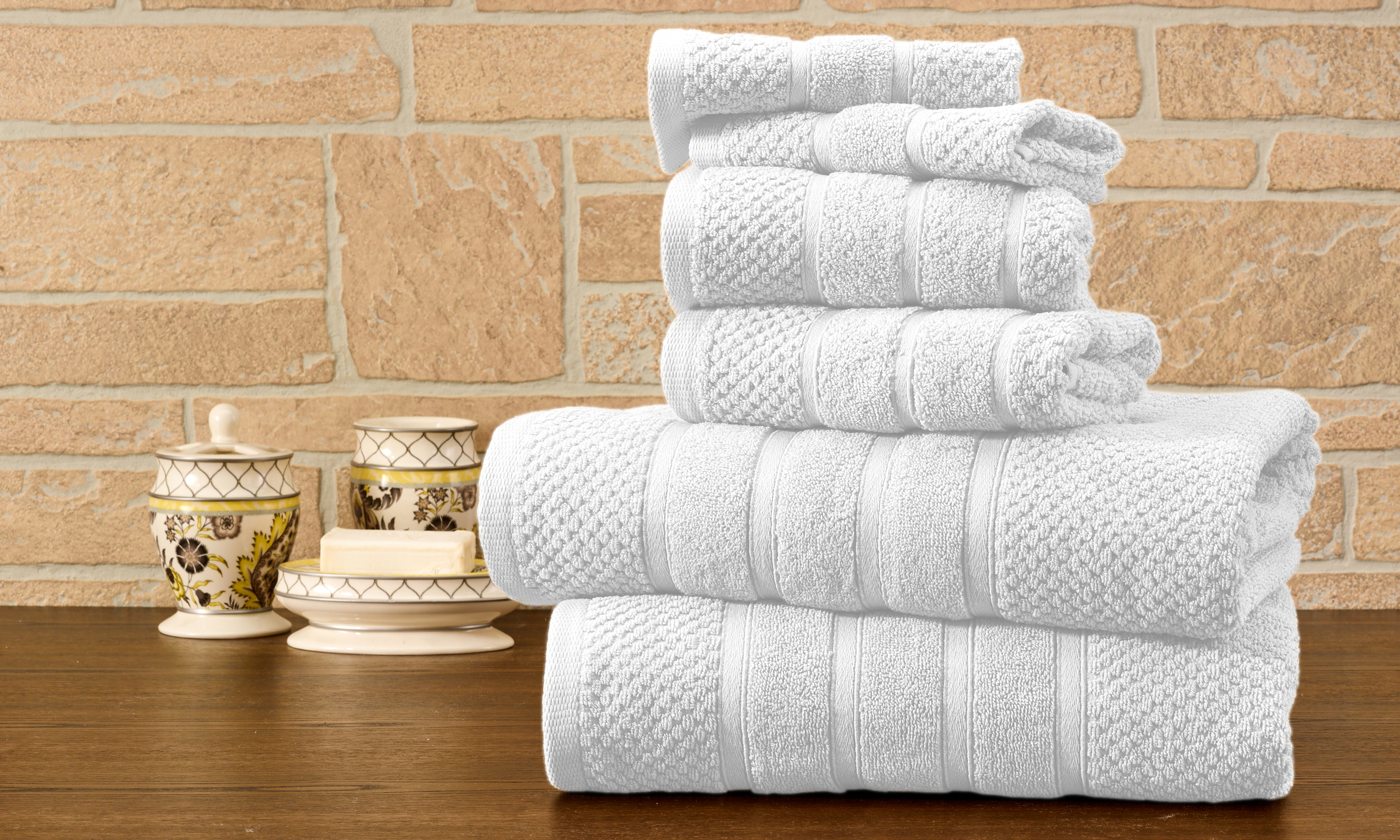 100% Egyptian Cotton 6-Piece Towel Set - Gallery 46