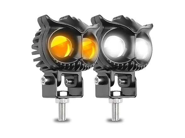 Nicoko Nicoko Amber/White Color LED Motorcycl