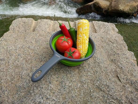 ZOER Kitchen Foldable Pasta Colander