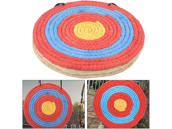 GLOGLOW Straw Archery Target 19.69inch Diameter