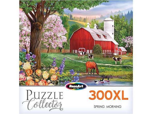 RoseArt - Puzzle Collector - Spring Morning - 300XL Piece Jigsaw Puzzle