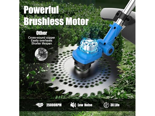 AZZUNO 21V Electric Weed Wacker