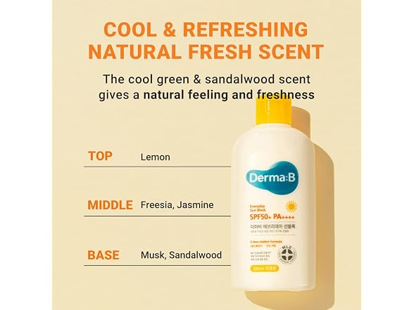 Derma B Everyday Sunscreen SPF50 200ml