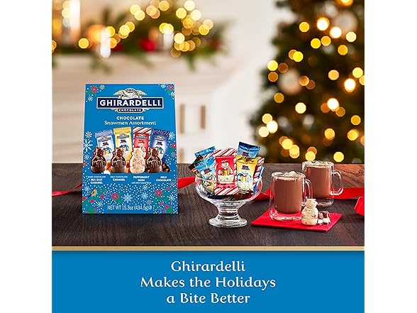 Ghirardelli Holiday Choc Snowmen 15oz