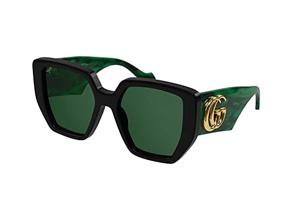 Gucci Geometric Black Sunglasses