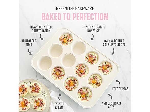 GreenLife 6 Piece Nonstick Bakeware Set