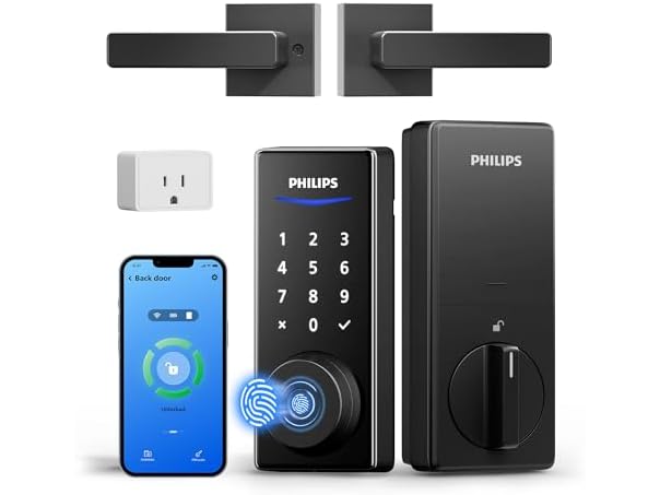 $69.99, Was $199.99, 65% Off! Philips DDL240X-1HBG-L-MB Philips WiFi Smart Lock with H dealfomo