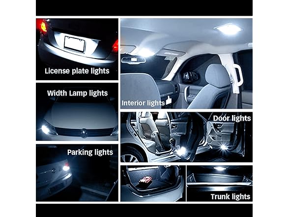 AOICANKI LED Bulbs Cool White 24PCS