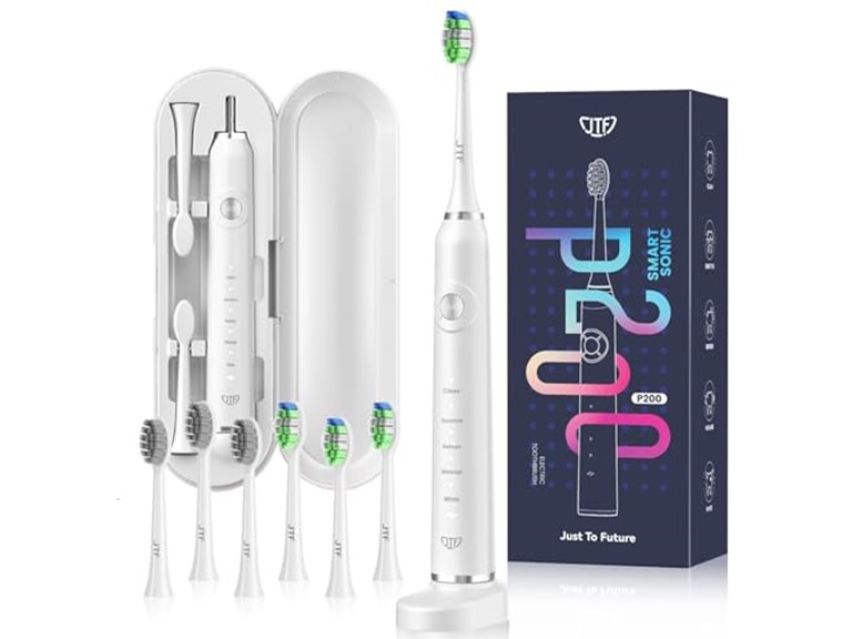 Sonic Toothbrush with 6 Brush Heads