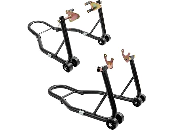 Motorcycle Stand Lift, 850lbs Front Rear Combo