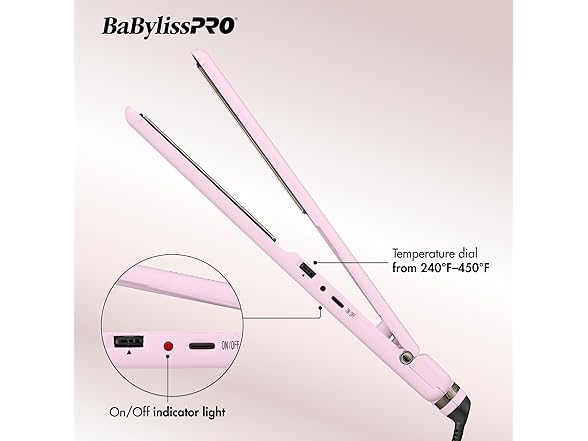 BaBylissPRO Nano Titanium 1 ” Ultra-Thin Flat Iron