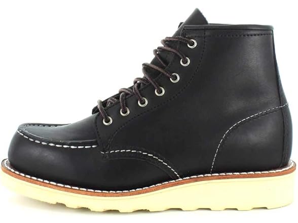 Red Wing Womens 6 Inch Moc Black Boot