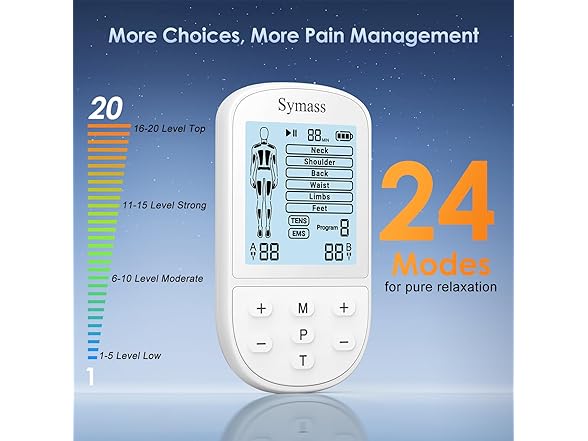 Symass Unit Muscle Stimulator for Pain