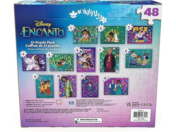 Spin Master Games, Disney Puzzles, Encanto 12-Pack