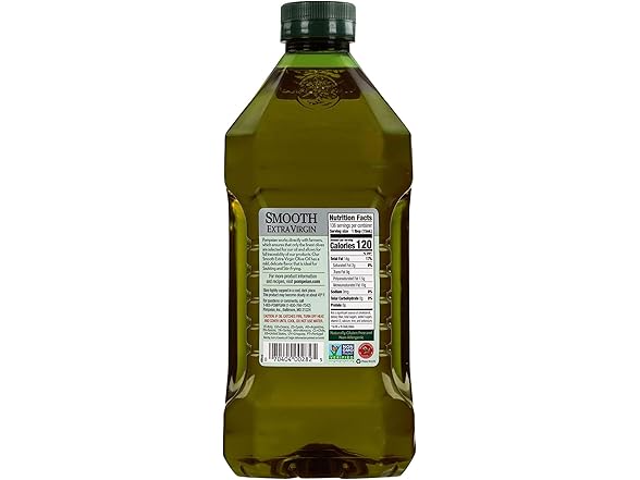 Pompeian Smooth Extra Virgin Olive Oil, 68 oz.