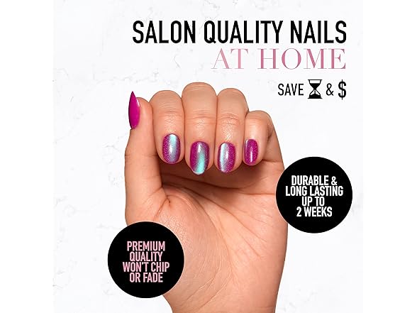 Glamnetic Press On Nails - Berry Fizz