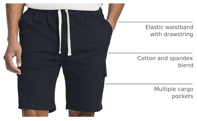 (3-Pack) Men's Cotton Cargo Shorts - Gallery 25