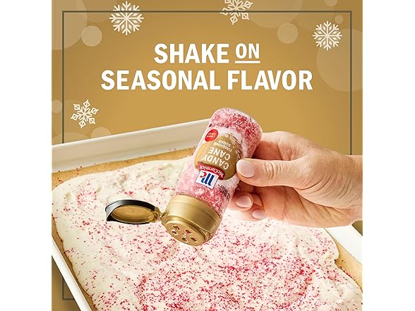 McCormick Finishing Sugar, Candy Cane, Limited Edition