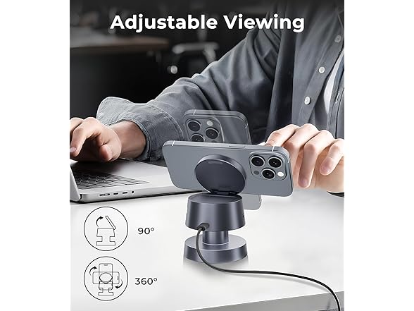 BLESSOURCE 4-in-1 Magnetic Wireless Charging Station - Gallery 8