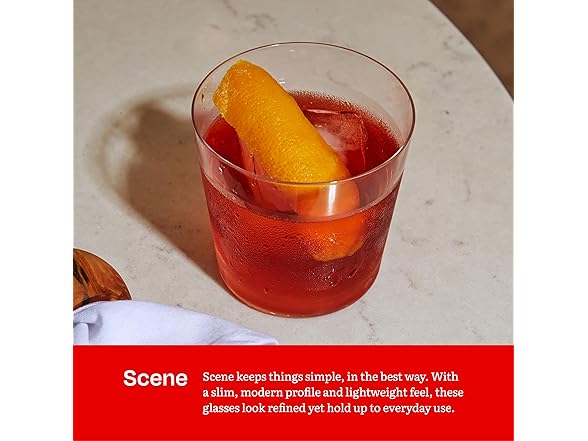 Eater x Zwiesel Crystal Glass, 12 Ounce Double Old Fashioned (Set of 8)