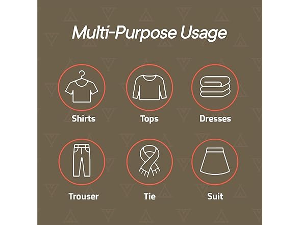 Black Space Saving Pants Hangers 