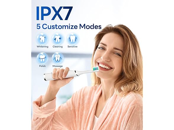 Bymore Electric Toothbrush for Adults Sonic