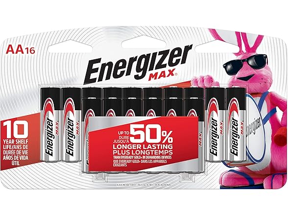 16ct Energizer MAX Double AA Battery