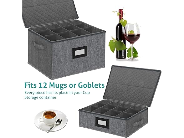 Dinnerware Storage Containers 6-Pack