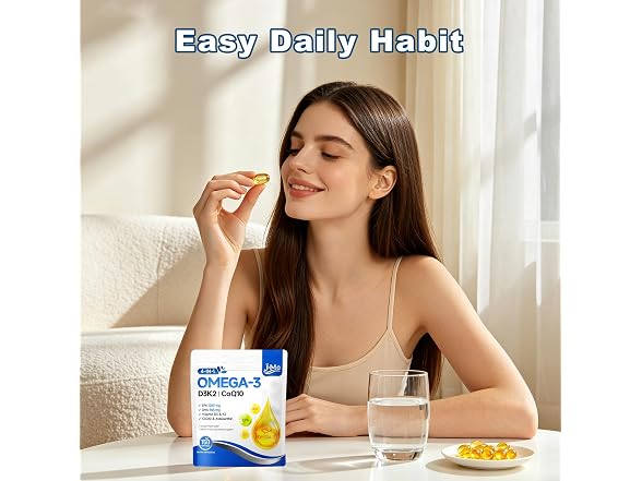 JME Omega 3 Fish Oil Supplement 2500mg