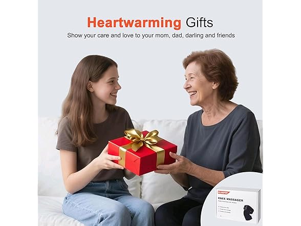 KlugPop Knee Massager with Heat, 2 Pack