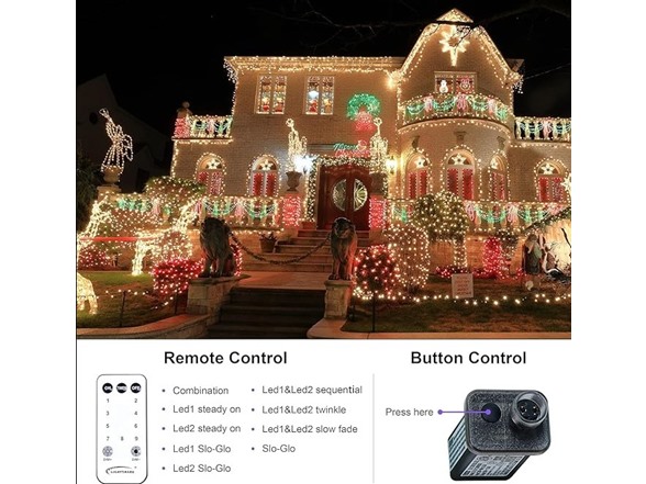 Hakol 750 LED 245FT Star String Lights