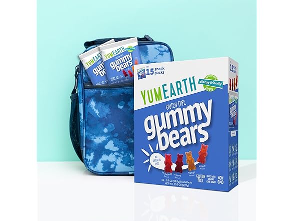 15PK YumEarth Organic Gummy Bears - Fruity