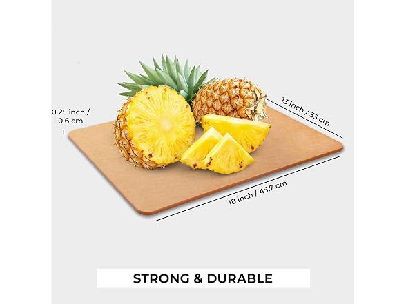 Freshware Wood Cutting Board 18"x13"