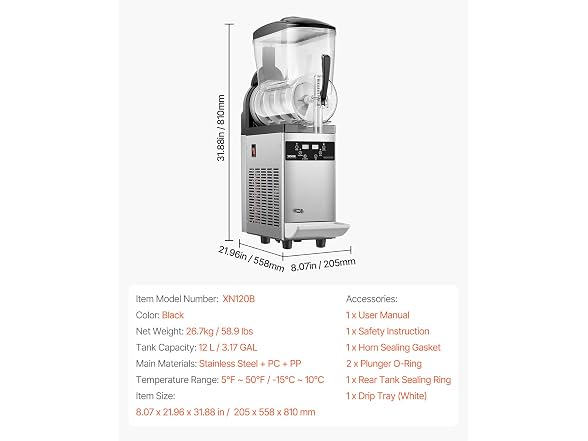 Commercial Slushy Machine