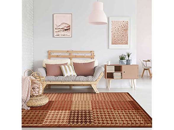 Superior Indoor Area Rug 5'x8' Mocha