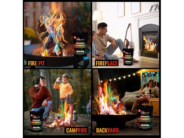 Fireflame Color Changing Packets 60Pk