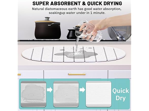 Quick Drying Foldable Dish Drying Mat