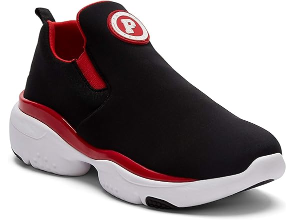 Pastry Phoenix Sneaker Black/Red Adult, Size 8