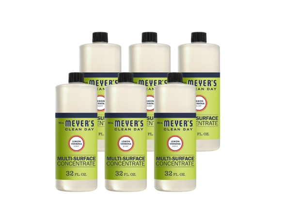6PK Mrs. Meyer's Multi-Surface Cleaner, Lemon Verbena